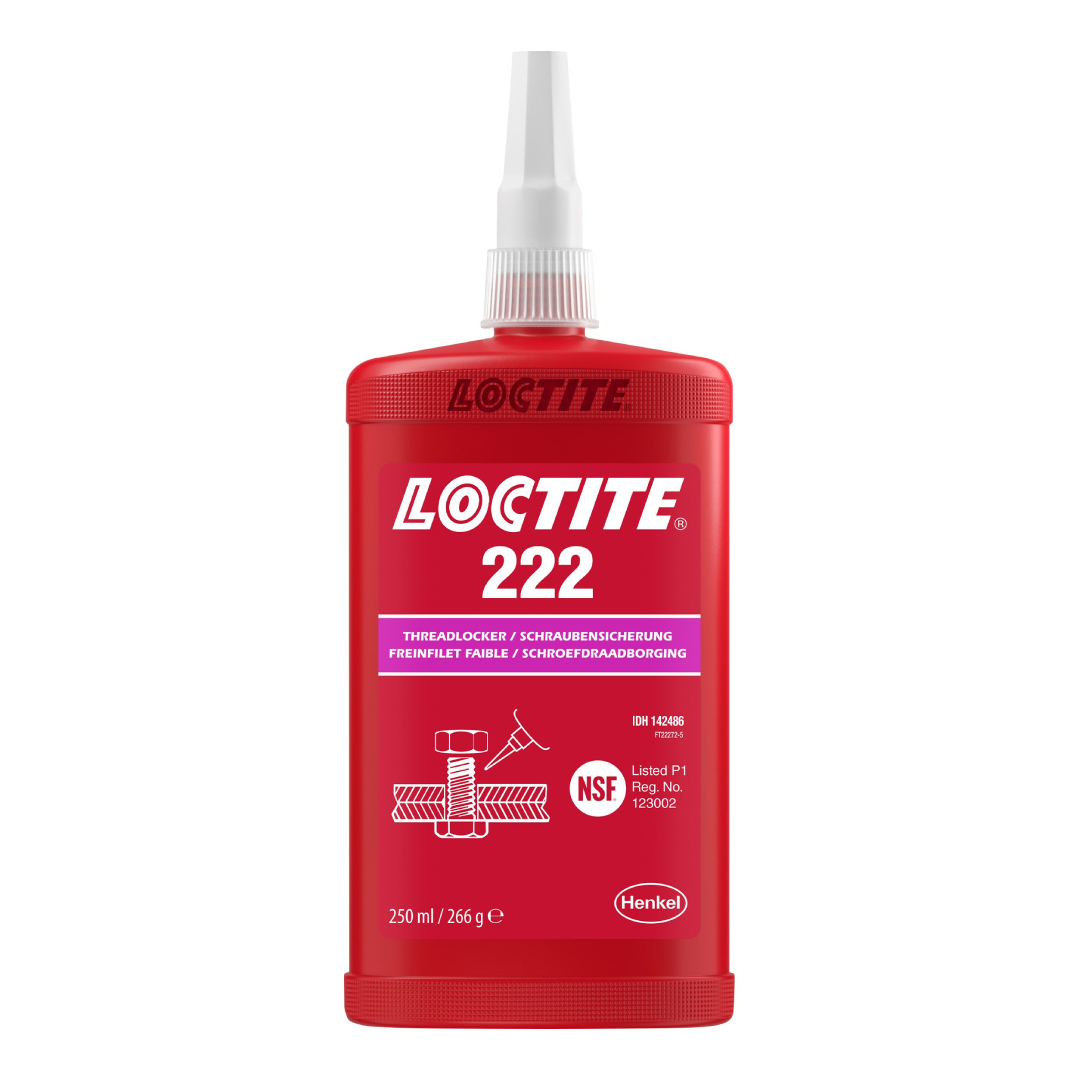 Loctite 222 - 250ml, Fissaggio filettato a bassa resistenza