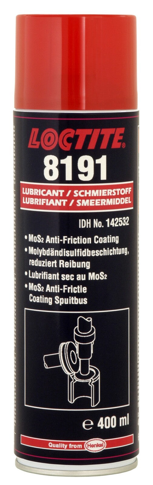 Loctite 8191 - 400ml spray, lubrificante a secco