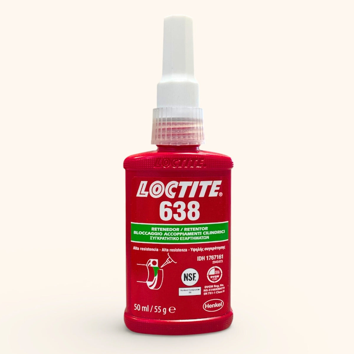 Loctite 638 - 50ml, Bloccante coassiale ad alta resistenza