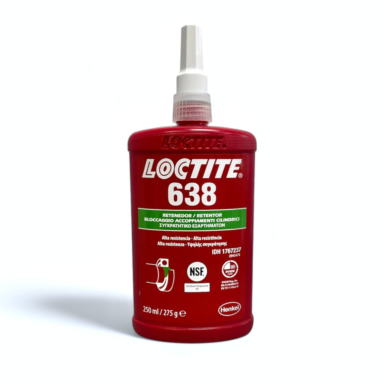 Loctite 638 - 250ml, Bloccante coassiale ad alta resistenza