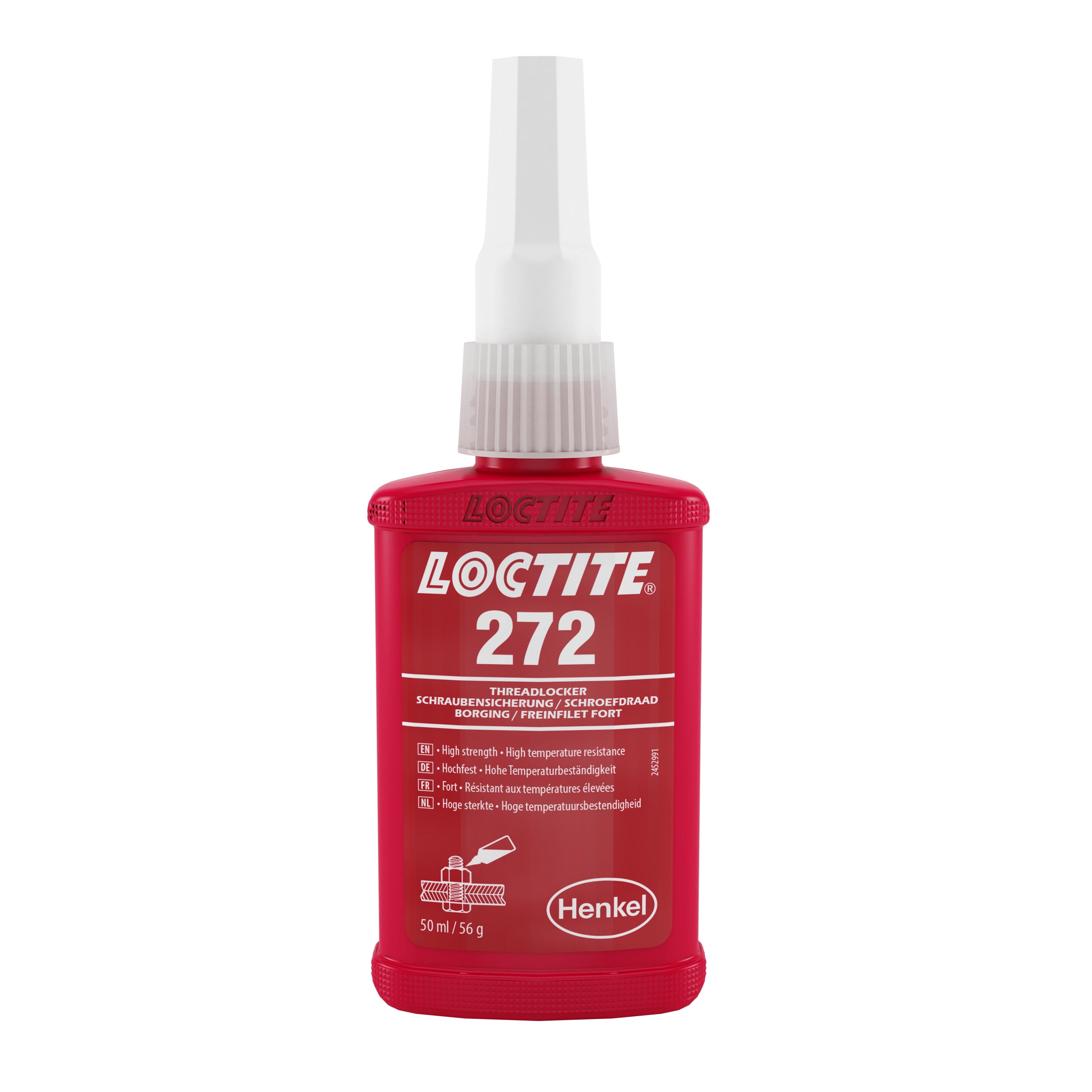Loctite 272 - 50ml, Fissaggio filettato ad alta resistenza